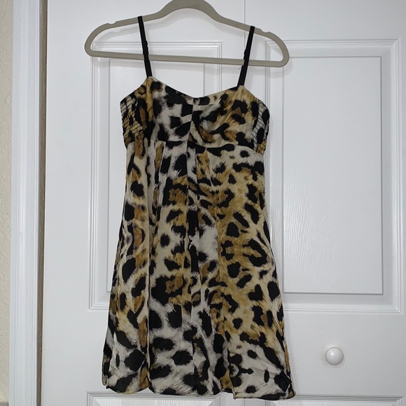 betsey johnson animal print mini dress - Picture 3 of 8